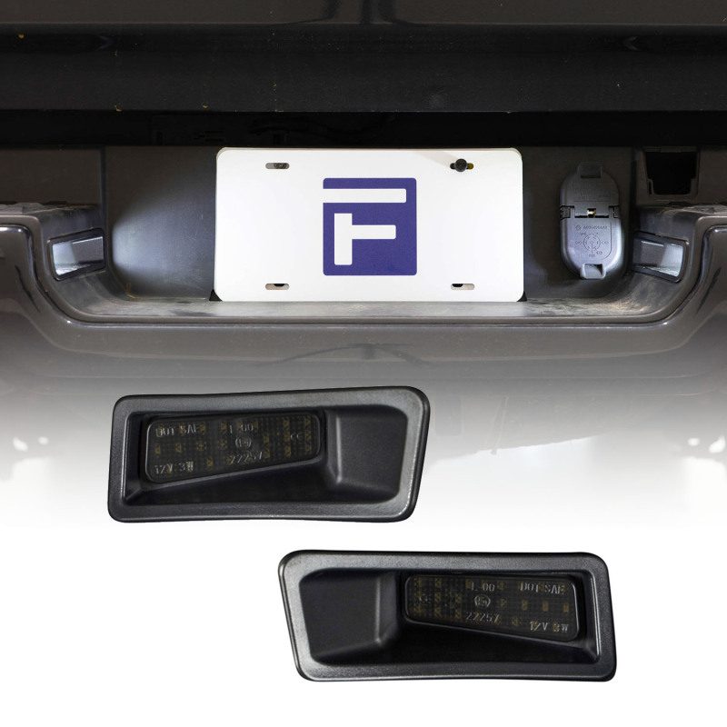 Ram 1500 License Plate Lights - FORM Lighting - 6000K LED - Cool White - 2019